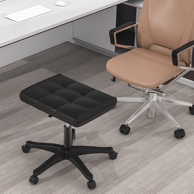 Footrest Under Desk - Modern Footrest Stool, Multi-Purpose Adjustable Ottoman,