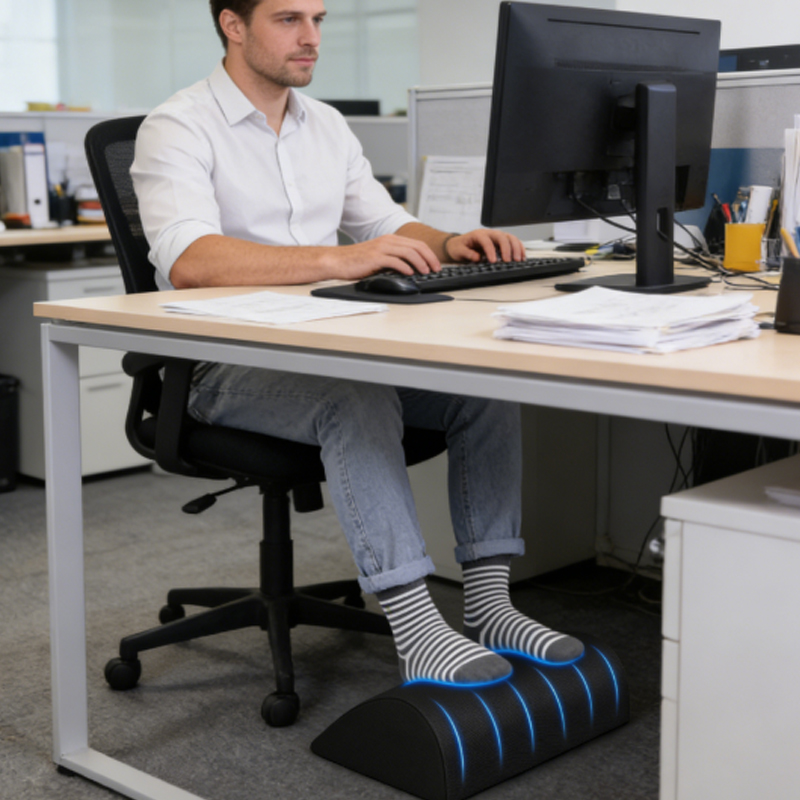 1pcs  2in1 Foot Rest for Under - Footrest Under Desk 评论和价格