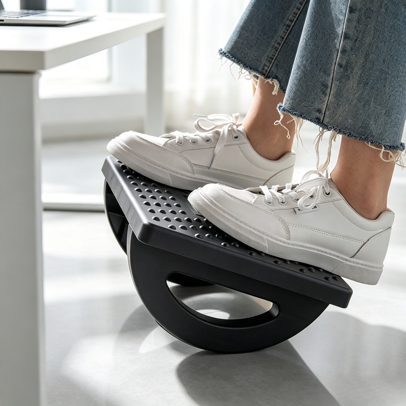 Ergonomic Under‑Desk Rocking F - Footrest Under Desk 评论和价格